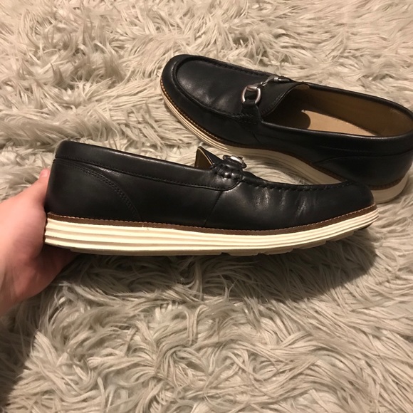 Cole Haan dress slip on loafer boat shoes 9.5 - Picture 3 of 8